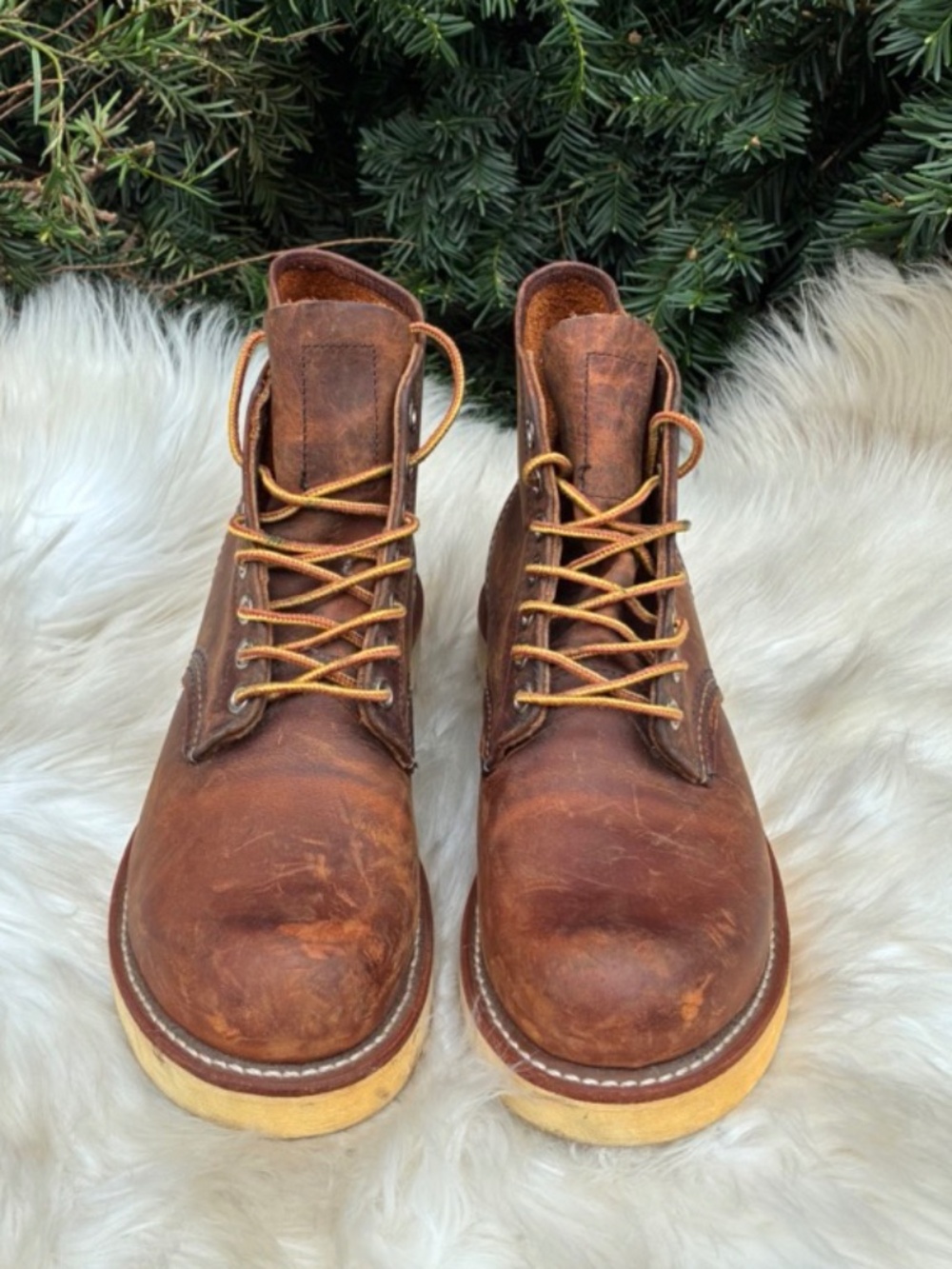 Red Wing 9111 Classic Round Toe Copper Rough & Tough Leather Boots